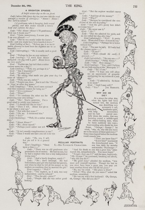 Peculiar portraits: Hamlet made up of bells by Alick Penrose Forbes Ritchie