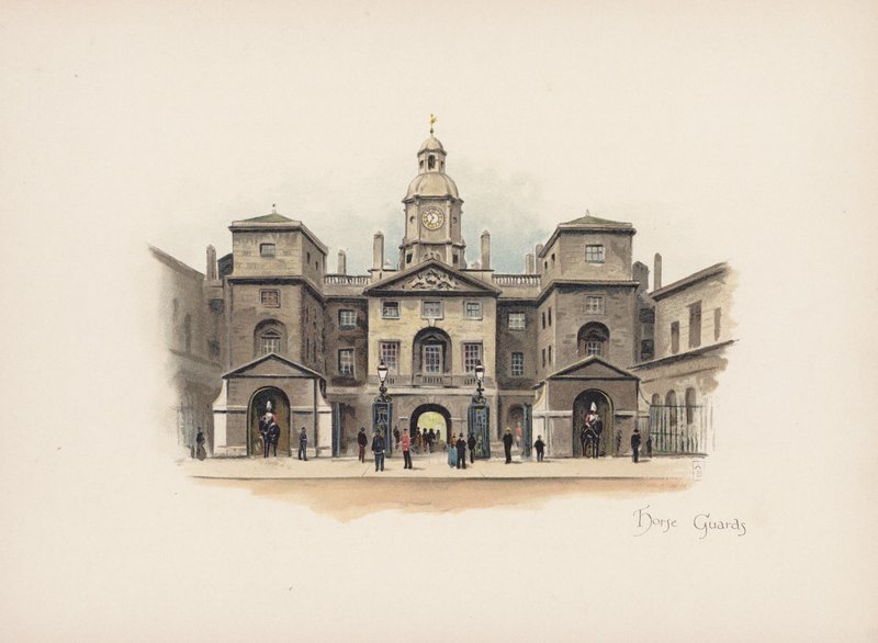 Familiar London: Horse Guards by Allan F. Barraud