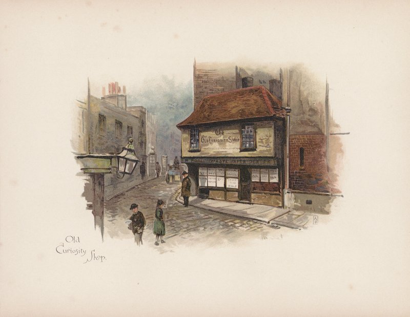 Familiar London: Old Curiosity Shop by Allan F. Barraud
