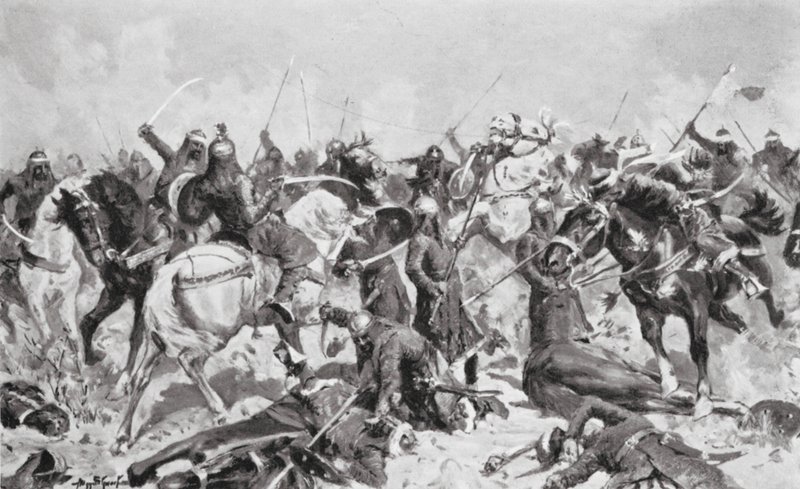 The Last Stand of the Rajputs against the Muhammadans in 1192 AD by Allan Stewart