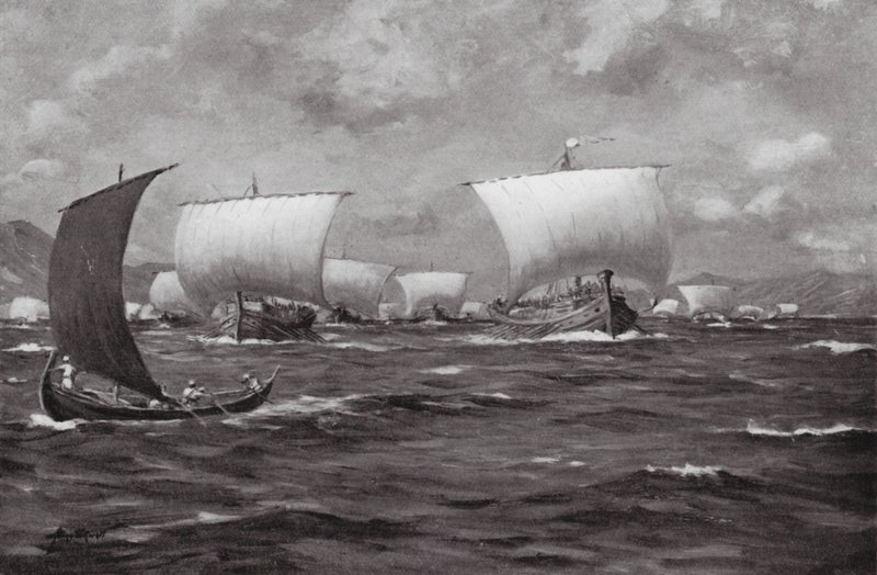 Xerxes Whipping the Hellespont by Allan Stewart