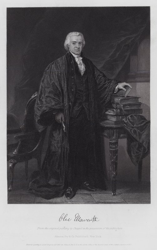 Oliver Ellsworth by Alonzo (after) Chappel