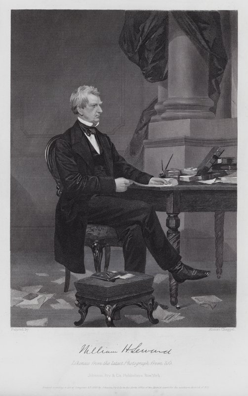 William Henry Seward by Alonzo (after) Chappel