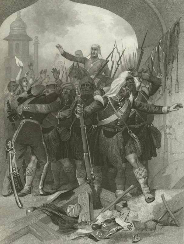 Relief of Lucknow by Sir Henry Havelock, 1857 by Alonzo Chappel