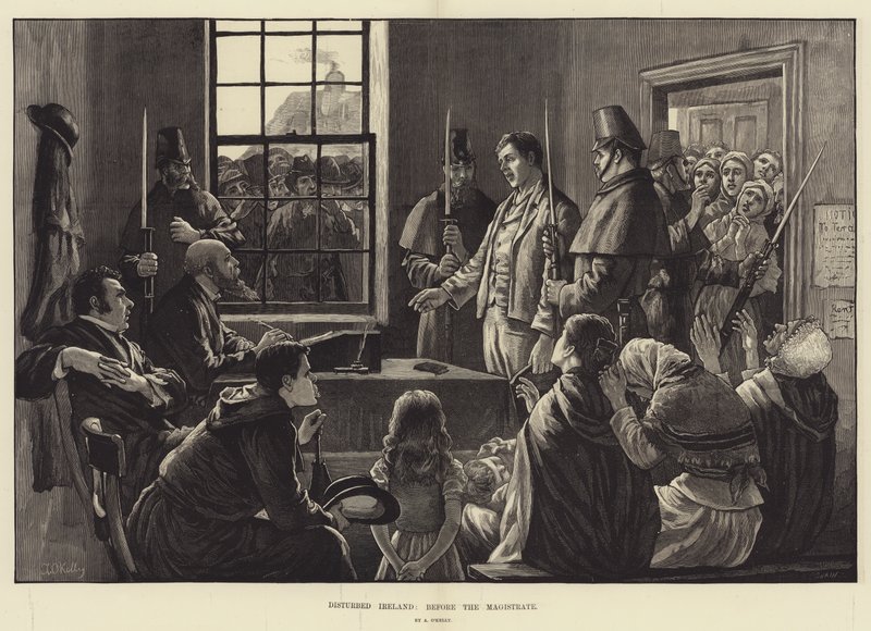 Disturbed Ireland, before the Magistrate by Aloysius O