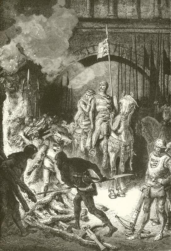 The Cid ordering the execution of Ahmed by Alphonse Marie de Neuville