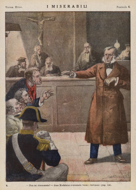 Illustration for Les Miserables by Victor Hugo by Ambrogio Lombardi