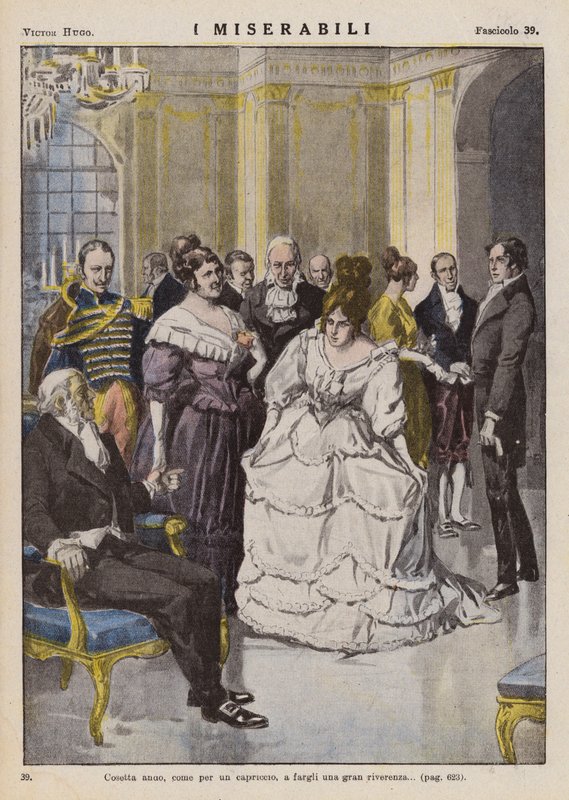 Illustration for Les Miserables by Victor Hugo by Ambrogio Lombardi
