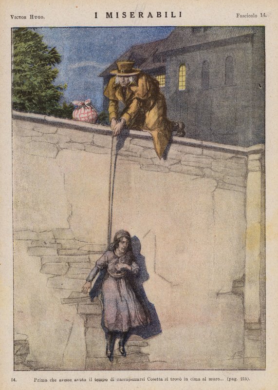 Illustration for Les Miserables by Victor Hugo by Ambrogio Lombardi