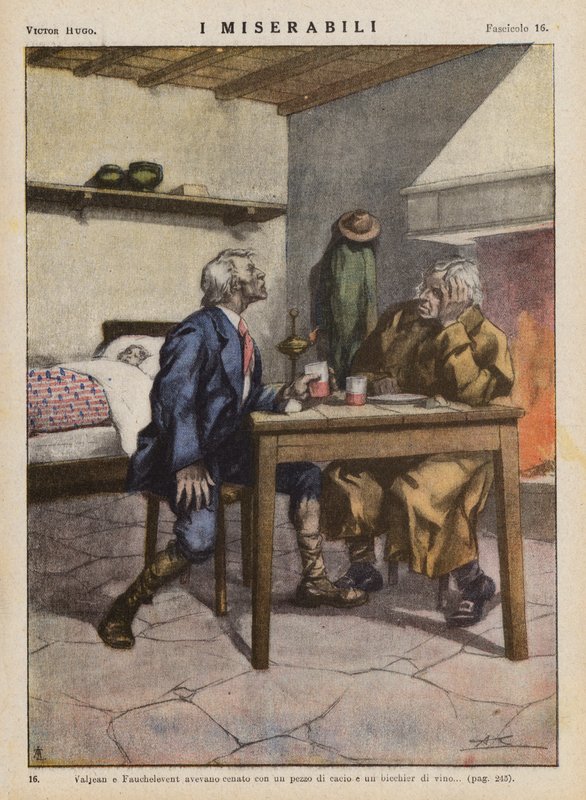 Illustration for Les Miserables by Victor Hugo by Ambrogio Lombardi