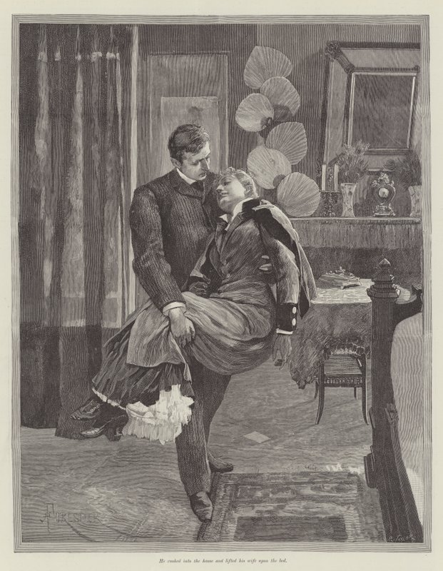 Blind Love, by Wilkie Collins by Amedee Forestier