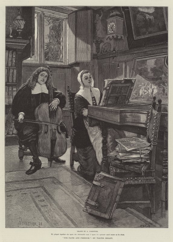 For Faith and Freedom, by Walter Besant by Amedee Forestier