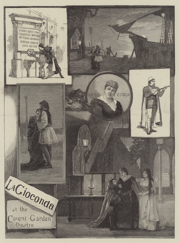 La Gioconda at the Covent Garden Theatre by Amedee Forestier