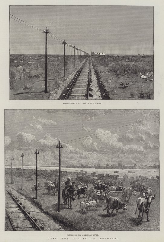 Over the Plains to Colorado by Amedee Forestier