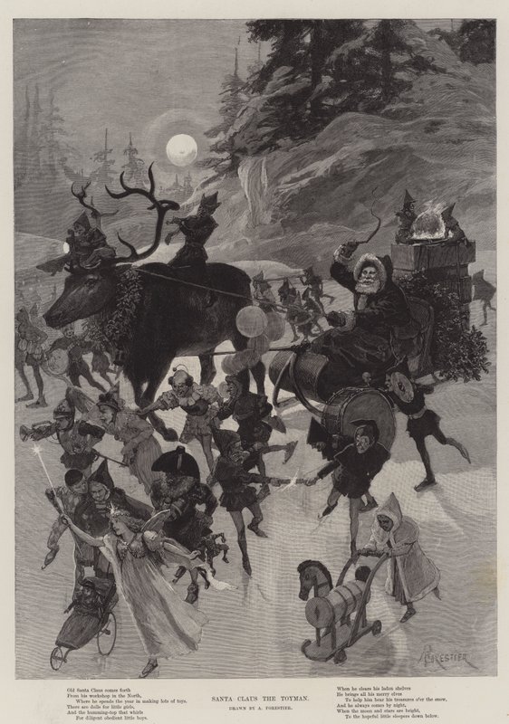 Santa Claus the Toyman by Amedee Forestier