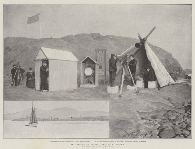 The British Government Eclipse Expedition by Amedee Forestier