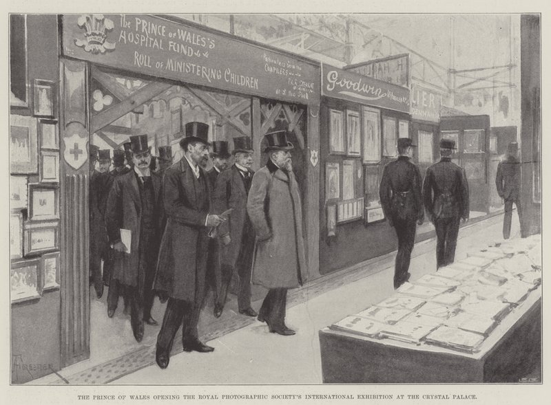The Prince of Wales opening the Royal Photographic Society