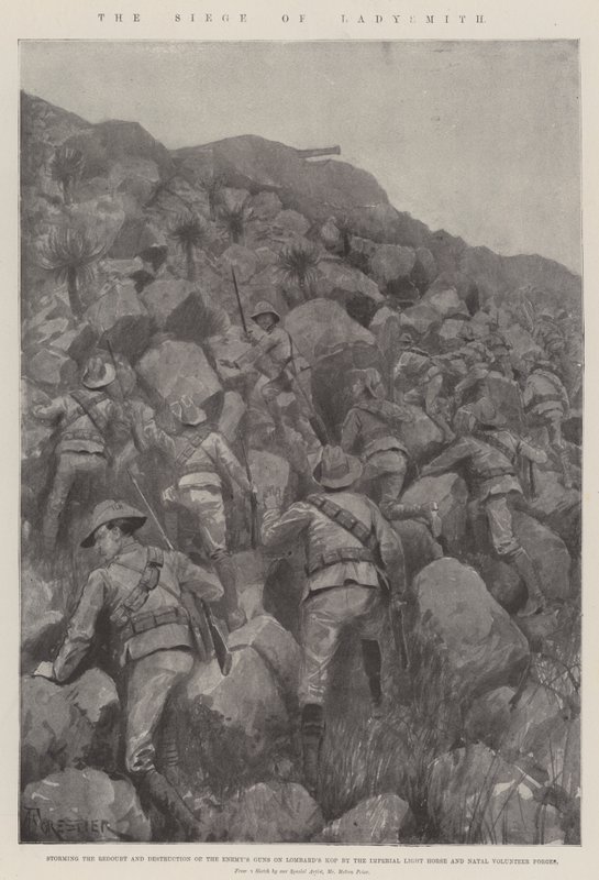The Siege of Ladysmith by Amedee Forestier