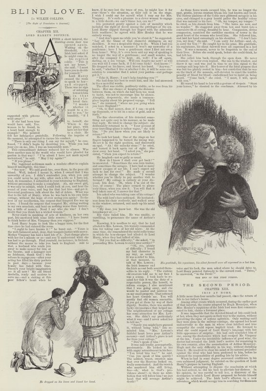 Blind Love, by Wilkie Collins by Amedee Forestier