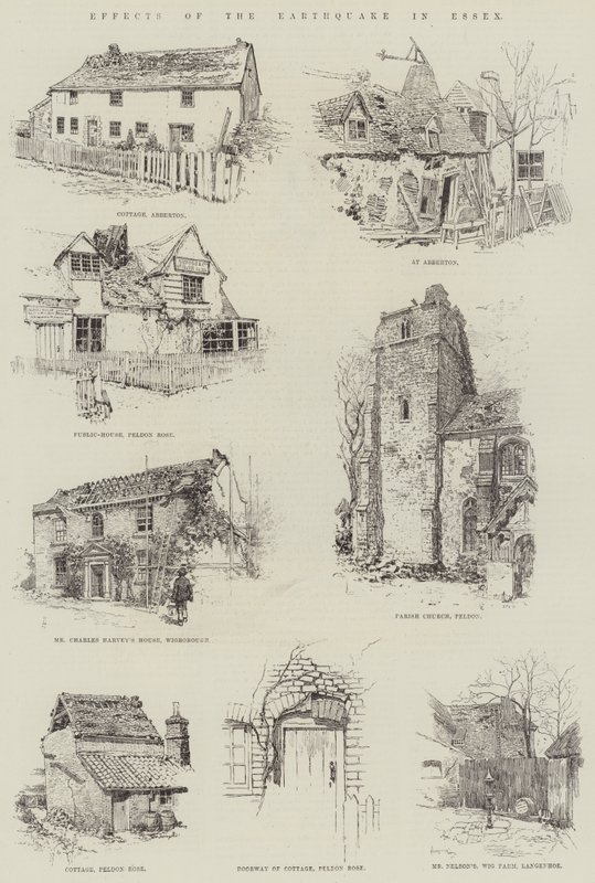 Effects of the Earthquake in Essex by Amedee Forestier