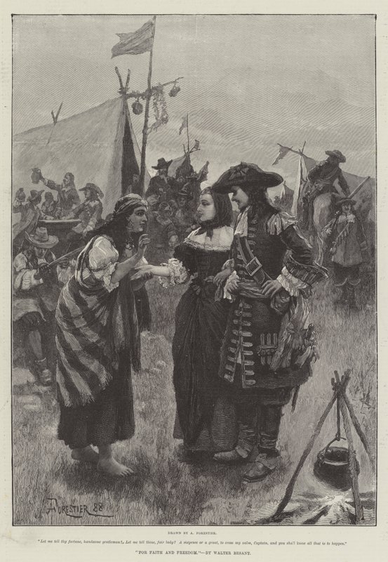 For Faith and Freedom, by Walter Besant by Amedee Forestier