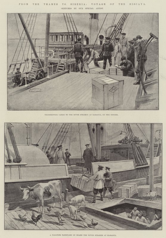 From the Thames to Siberia, Voyage of the Biscaya by Amedee Forestier