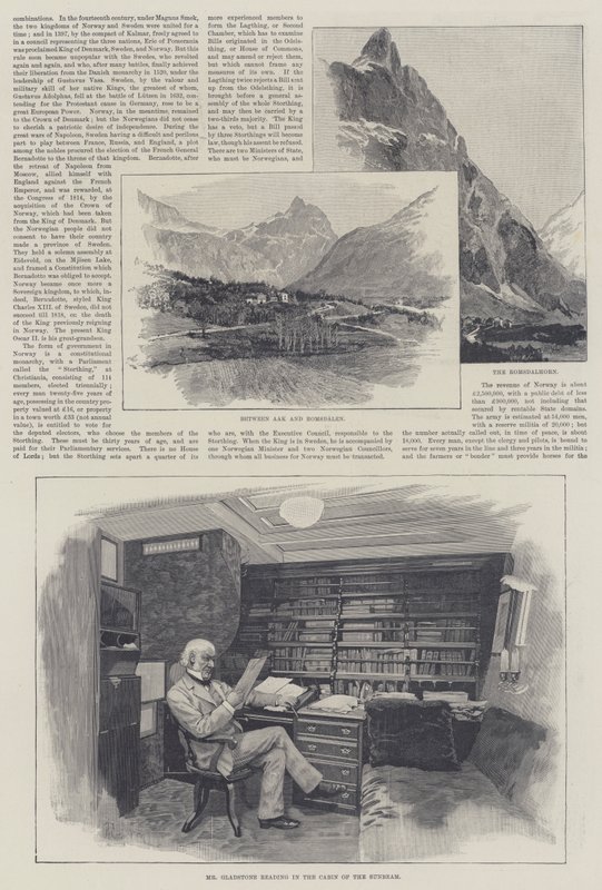 The Sunbeam in Norway, by Lady Brassey by Amedee Forestier