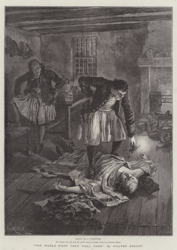 The World Went Very Well Then, by Walter Besant by Amedee Forestier