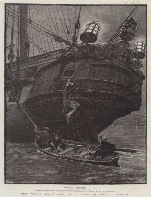 The World Went Very Well Then, by Walter Besant by Amedee Forestier