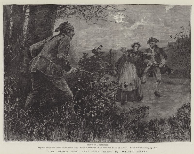 The World Went Very Well Then, by Walter Besant by Amedee Forestier