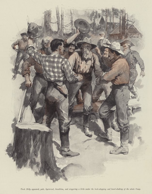 Uncle Jim and Uncle Billy, by Bret Harte by Amedee Forestier