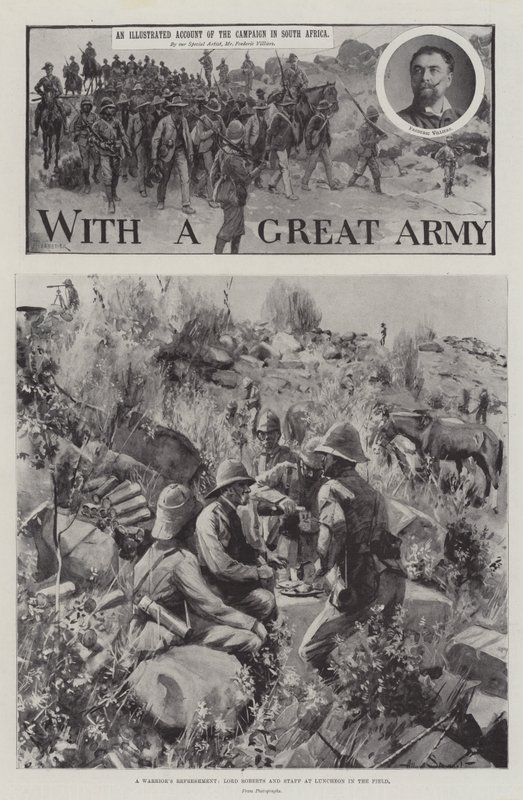 With a Great Army by Amedee Forestier