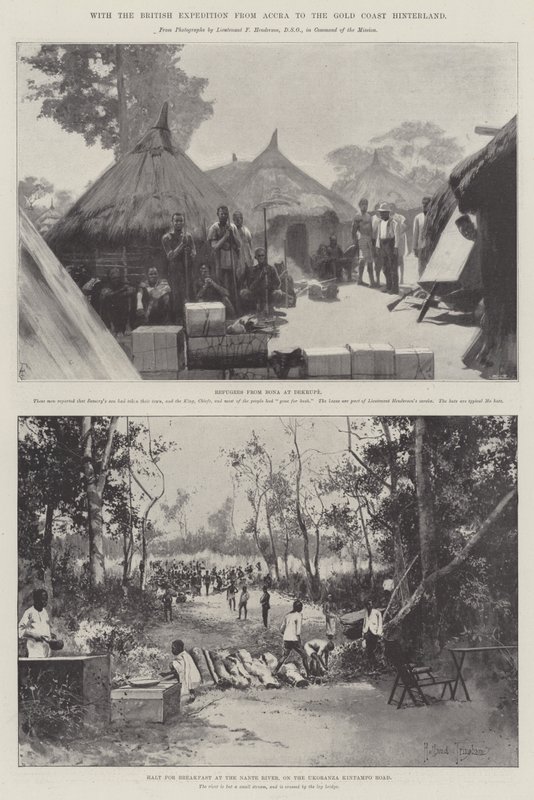 With the British Expedition from Accra to the Gold Coast Hinterland by Amedee Forestier