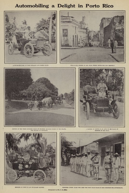 Automobiling a delight in Porto Rico by American Photographer (after)
