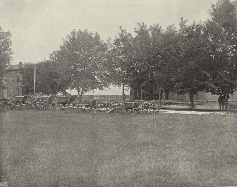 Battery at Fort Omaha, Nebraska by American Photographer (after)