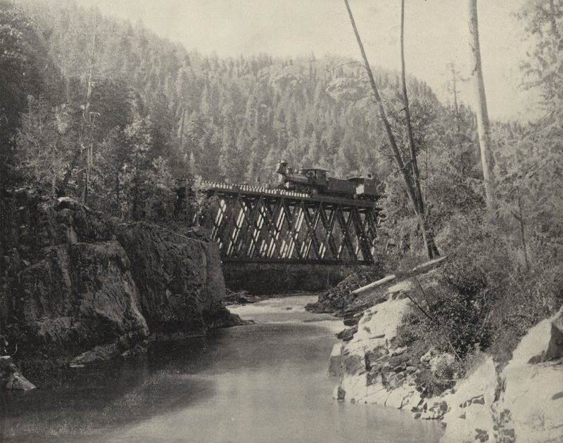 Bridge in Animas Canyon, Colorado by American Photographer (after)