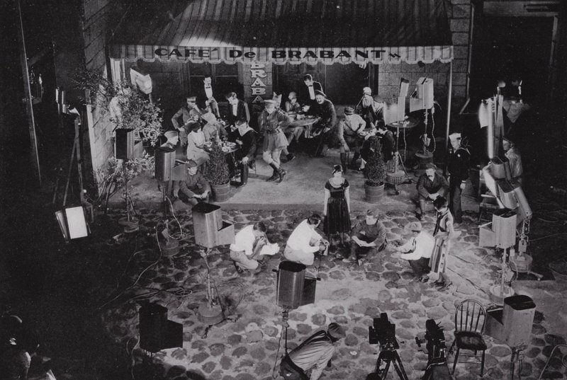 California: Hollywood, A "movie" in the making at one of the many motion picture studios near Los Angeles by American Photographer (after)