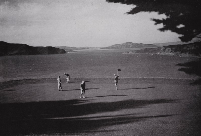 California: San Francisco, Lincoln Park, overlooking the Golden Gate, the ocean, and the city by American Photographer (after)