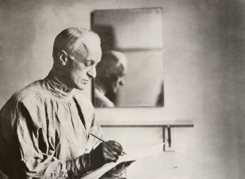 Harvey Cushing, neurosurgeon, portrait by American Photographer (after)