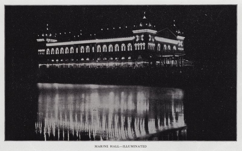 Marine Hall, illuminated by American Photographer (after)