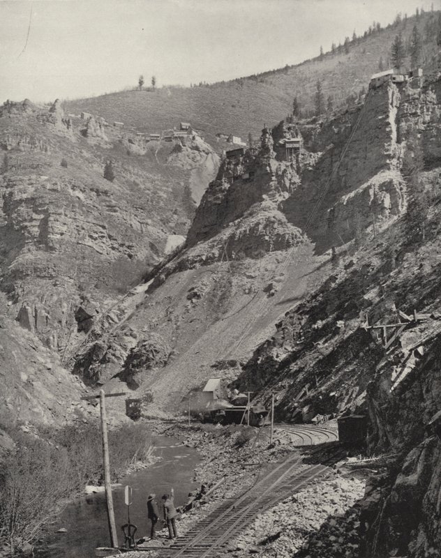 Mines in Eagle River Canyon, Colorado by American Photographer (after)