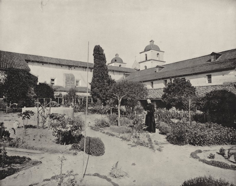 Mission of Santa Barbara, California by American Photographer (after)