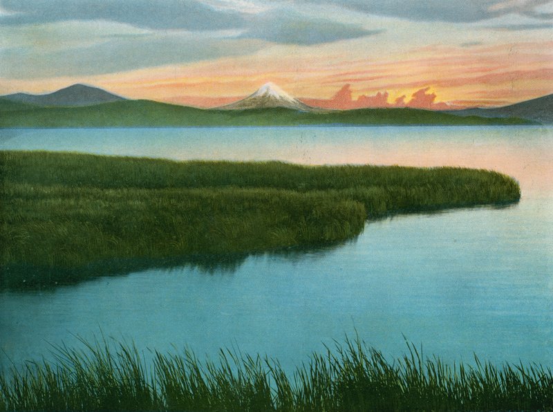 Mount McLaughlin from Upper Klamath Lake by American Photographer (after)