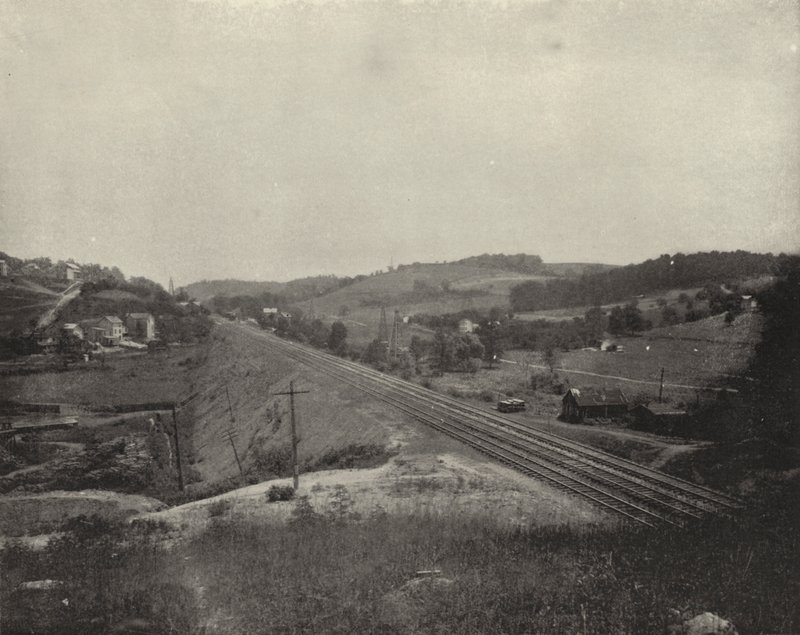 Natural Gas Wells, Grapeville, Pennsylvania by American Photographer (after)