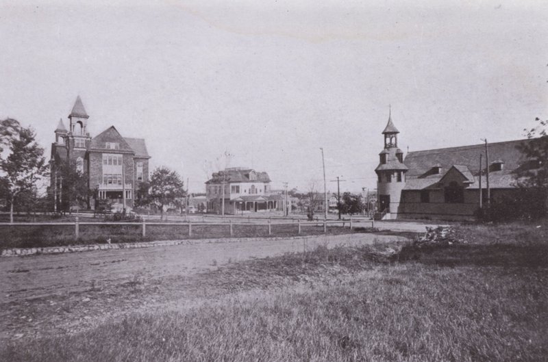 Old Orchard Beach, Maine: Town Hall and Public Library; Post office; St Margaret