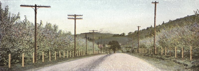 Oregon: A Road in Hood River Valley by American Photographer (after)