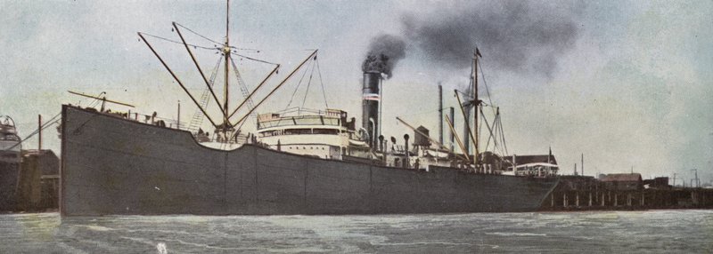 Oregon: Steamer in Portland Harbor by American Photographer (after)