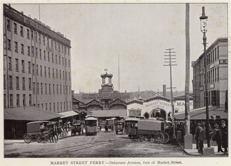 Philadelphia: Market Street Ferry, Delaware Avenue, foot of Market Street by American Photographer (after)
