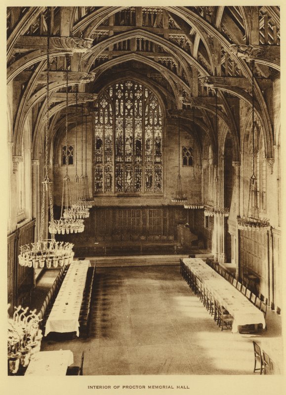 Princeton University: Interior of Proctor Memorial Hall by American Photographer (after)