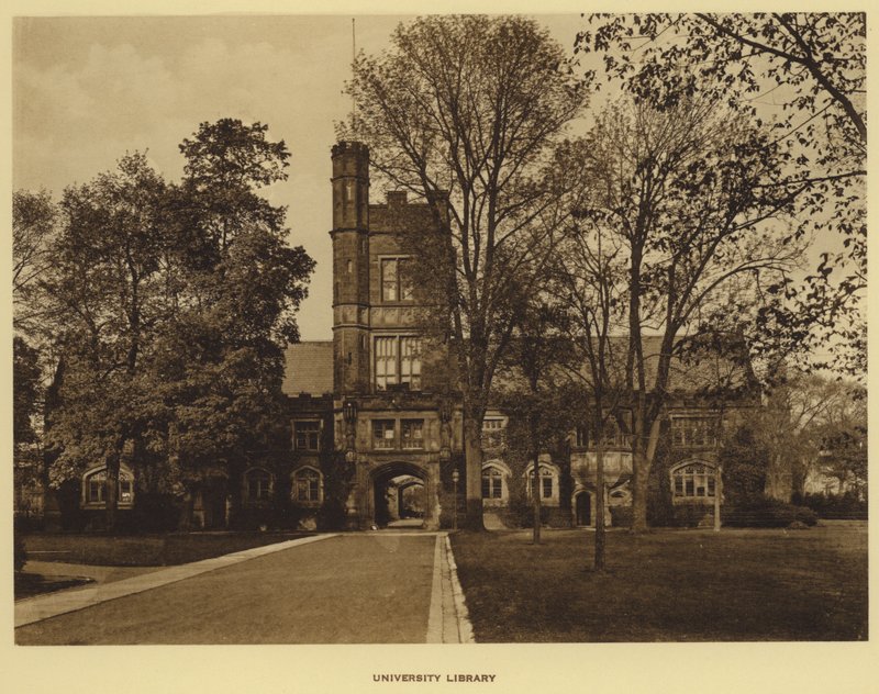 Princeton University: University Library by American Photographer (after)